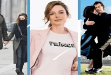 Rebecca Ferguson and Isac Hallberg