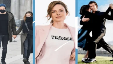 Rebecca Ferguson and Isac Hallberg