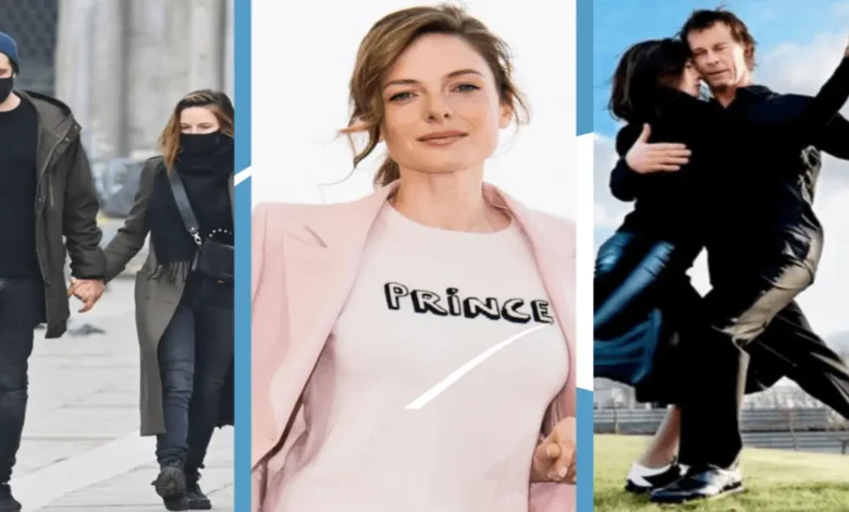 Rebecca Ferguson and Isac Hallberg