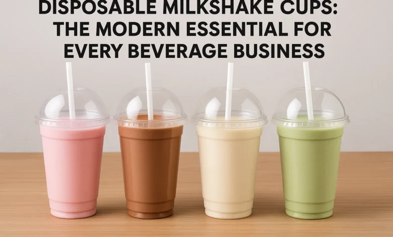 Disposable Milkshake Cups